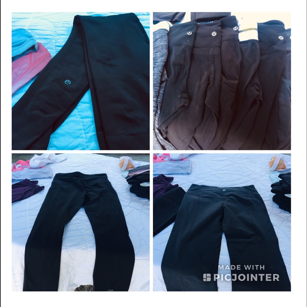 LULULEMON bundle 14 paces all size 6good condition